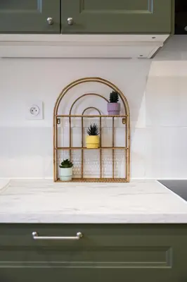 Cuisine ou kitchenette dans l'établissement Centre ville - La Maisonnette - Familiale