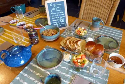 Nourriture dans la maison d'hôtes ou à proximité