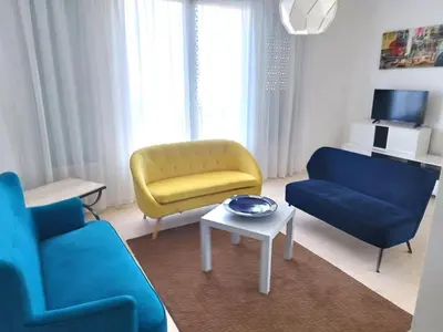 Coin salon dans l'établissement Lumineux et spacieux