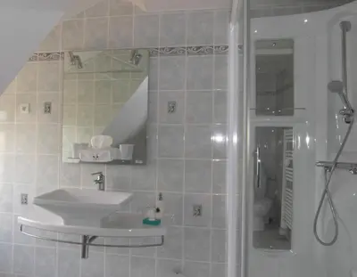 Salle de bains dans l'établissement Les Devants De Rupuanne