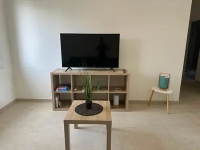 Télévision ou salle de divertissement dans l'établissement le papillon voyageur