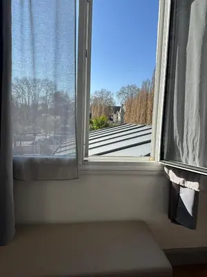 Balcon ou terrasse dans l'établissement Studio avec vue sur le Château