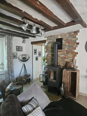 Coin salon dans l'établissement Maison du bonheur