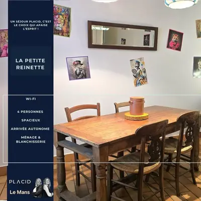 Plan de l'établissement La Petite Reinette 2 - 4pers - charme - Wifi