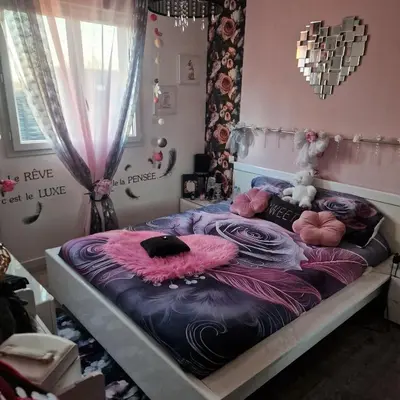 Un ou plusieurs lits dans un hébergement de l'établissement Chambre 24h à 900m du virage de Mulsanne