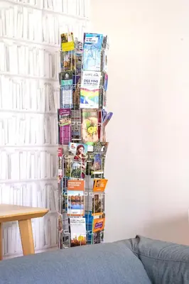 Bibliothèque dans la maison de vacances
