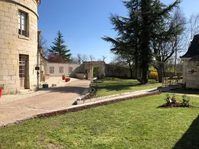 Jardin de l'établissement Domaine Plessis Gallu - vacation cottage rental