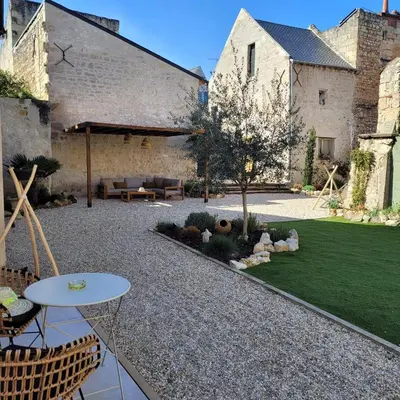 Jardin de l'établissement Hôtel Rive Sud