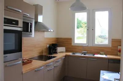Cuisine ou kitchenette dans l'établissement Château de la Menaudière