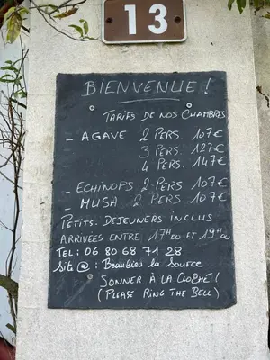 Plan de l'établissement Beaulieu La Source