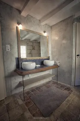 Salle de bains dans l'établissement Au Relais Saint Maurice