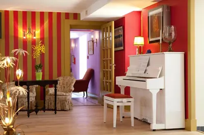 Plan de l'établissement Logis hôtel Ô en Couleur