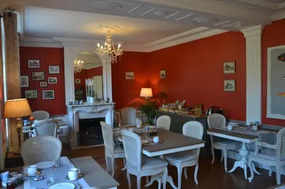 Coin salon dans l'établissement Le Clos Sainte-Marie