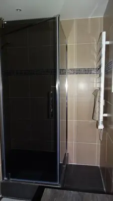 Salle de bains dans l'établissement Moulin de reigner