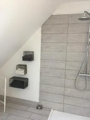 Salle de bains dans l'établissement La Bossellerie