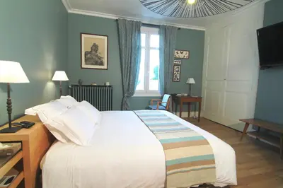 Un ou plusieurs lits dans un hébergement de l'établissement La Lambertine & Spa