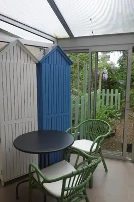 Balcon ou terrasse dans l'établissement La Garzette