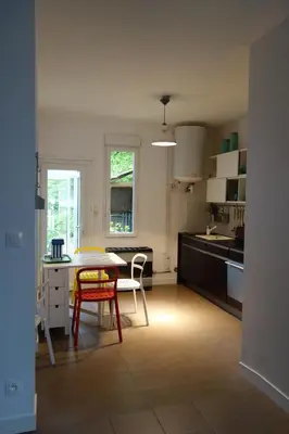 Cuisine ou kitchenette dans l'établissement La Garzette