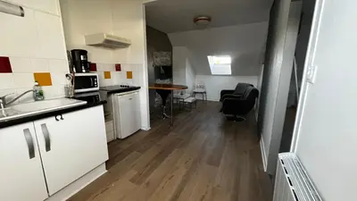 Cuisine ou kitchenette dans l'établissement Le 24 Clemenceau