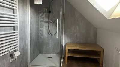 Salle de bains dans l'établissement Le 24 Clemenceau