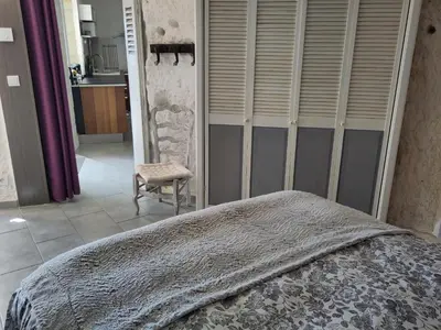 Un ou plusieurs lits dans un hébergement de l'établissement Le Gite de la Loire