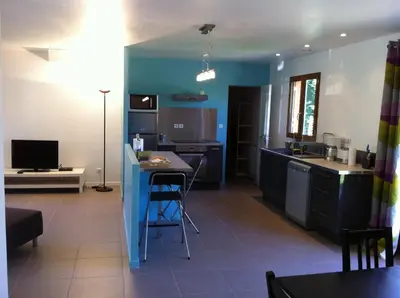 Cuisine ou kitchenette dans l'établissement chateaugite