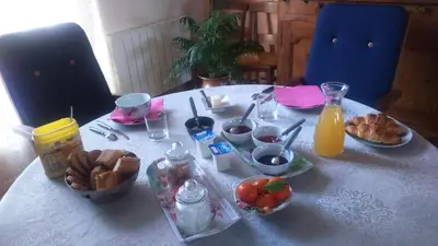 Nourriture dans le B&B/chambre d'hôtes ou à proximité