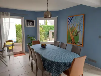 Coin salon dans l'établissement Chambre d'hôtes du Haut Chemin