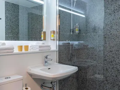 Salle de bains dans l'établissement greet Hotel Chatellerault