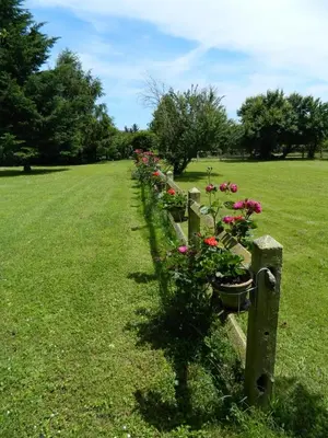 Jardin de l'établissement Gite de Cray