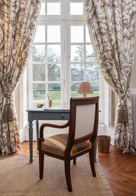Coin salon dans l'établissement Chateau des Grotteaux Près Chambord