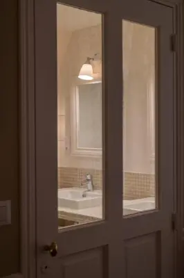 Salle de bains dans l'établissement Chateau des Grotteaux Près Chambord
