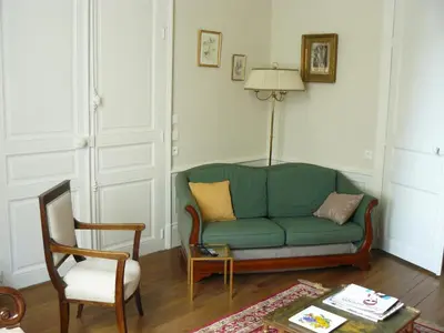 Coin salon dans l'établissement La Maison de Saumur