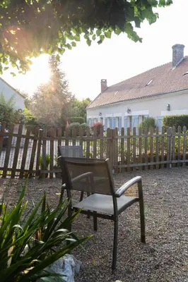 Jardin de l'établissement Le Clos de La Rousselière B and B