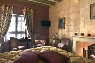 Coin salon dans l'établissement Hôtel Saint Pierre Boutique-Hôtel