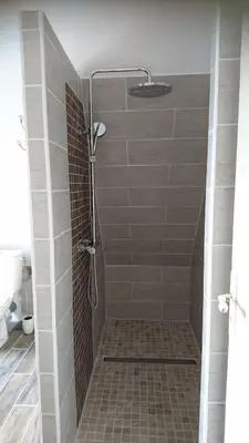 Salle de bains dans l'établissement Moulin d'Amour