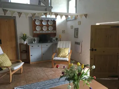 Cuisine ou kitchenette dans l'établissement Les Coindries