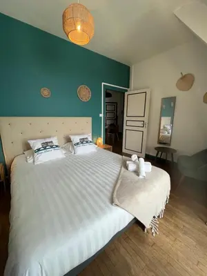 Un ou plusieurs lits dans un hébergement de l'établissement Entre Loire & Château - Vue exceptionnelle à Blois