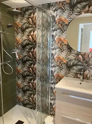 Salle de bains dans l'établissement La Bonne Note