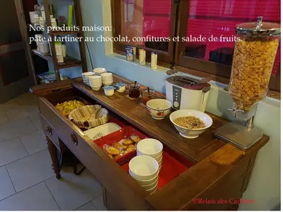 Nourriture dans la maison d'hôtes ou à proximité