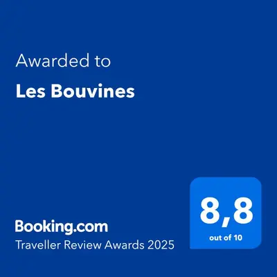 Certificat, récompense, panneau ou autre document affiché dans l'établissement Les Bouvines