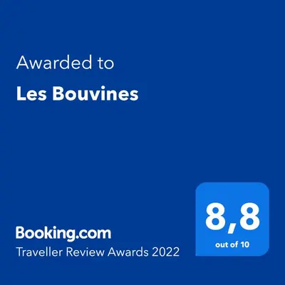 Certificat, récompense, panneau ou autre document affiché dans l'établissement Les Bouvines