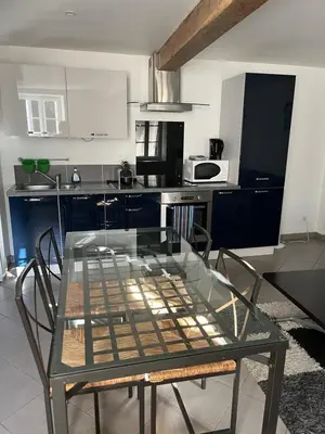 Cuisine ou kitchenette dans l'établissement Appartement centre historique