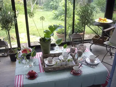Jardin de l'établissement La maison Maria Rosa