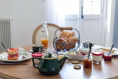 Nourriture dans la maison de vacances ou à proximité