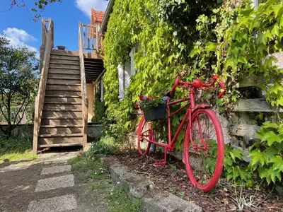 Vélo sur le terrain de l'établissement Le Clos des Trois Provinces, Zoo de Beauval ou dans les environs