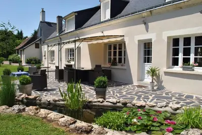 Jardin de l'établissement chambres d'hotes saint hubert