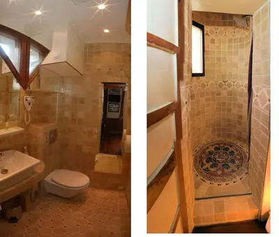 Salle de bains dans l'établissement La Maison de l'Argentier du Roy