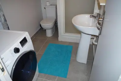 Salle de bains dans l'établissement Perreux