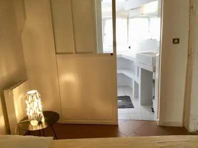 Un ou plusieurs lits dans un hébergement de l'établissement La petite maison d’à côté, au n°11